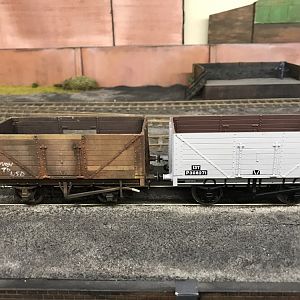Weathered rolling stock