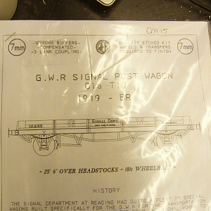 signal post wagon kit