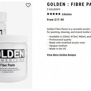 Golden Fiber Paste